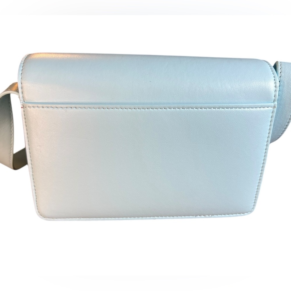 Christian Louboutin Loubi54 Small Leather Crossbody Bag Mint / Light Blue Color - Picture 10 of 15